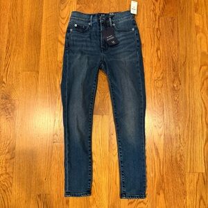 Gap Soft Wear High Rise True Skinny Stretch Ankle Denim Jeans 00P 24P Petite 00